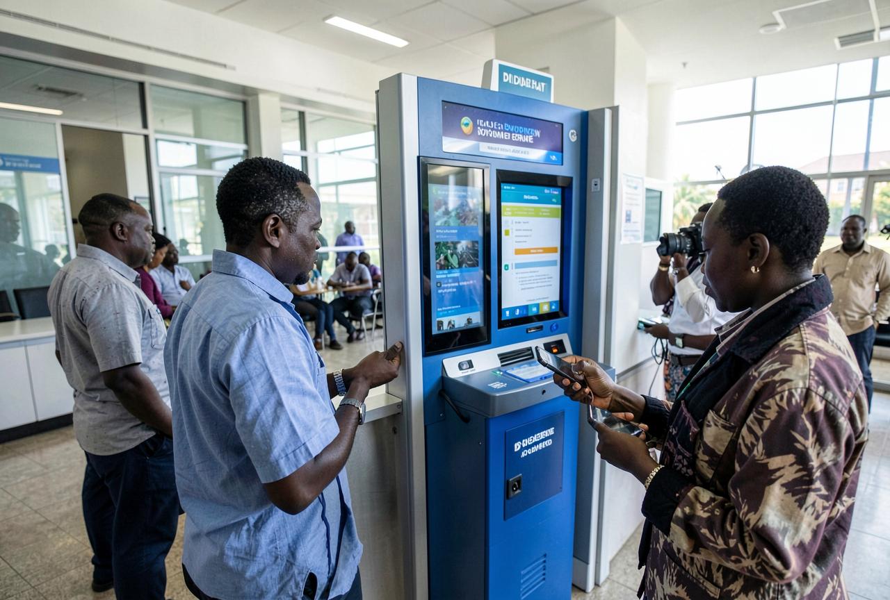 Guichet numérique dans une administration à Abidjan. (Photo d'illustration)